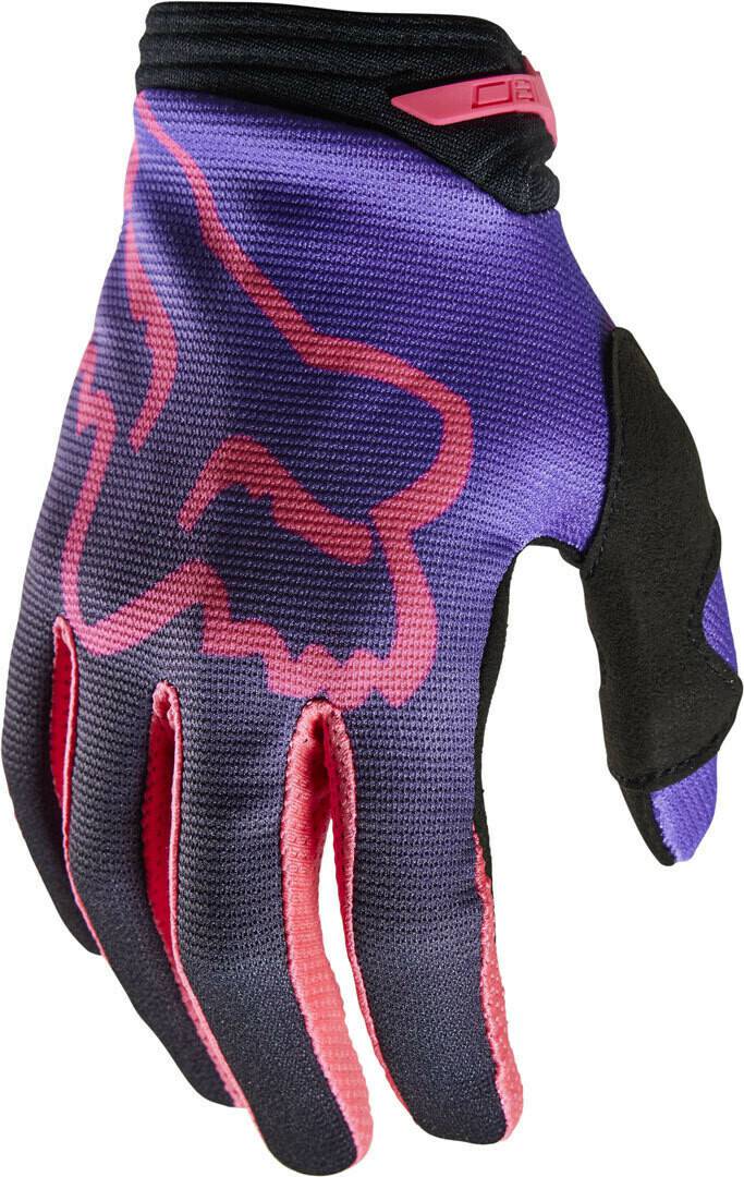 Fox 180 Toxsyk Damen Motocross Handschuhe schwarz/pink Motorradhandschuhe