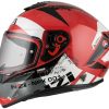 NZI Trendy Full Face Helmet Rot Motorradhelme