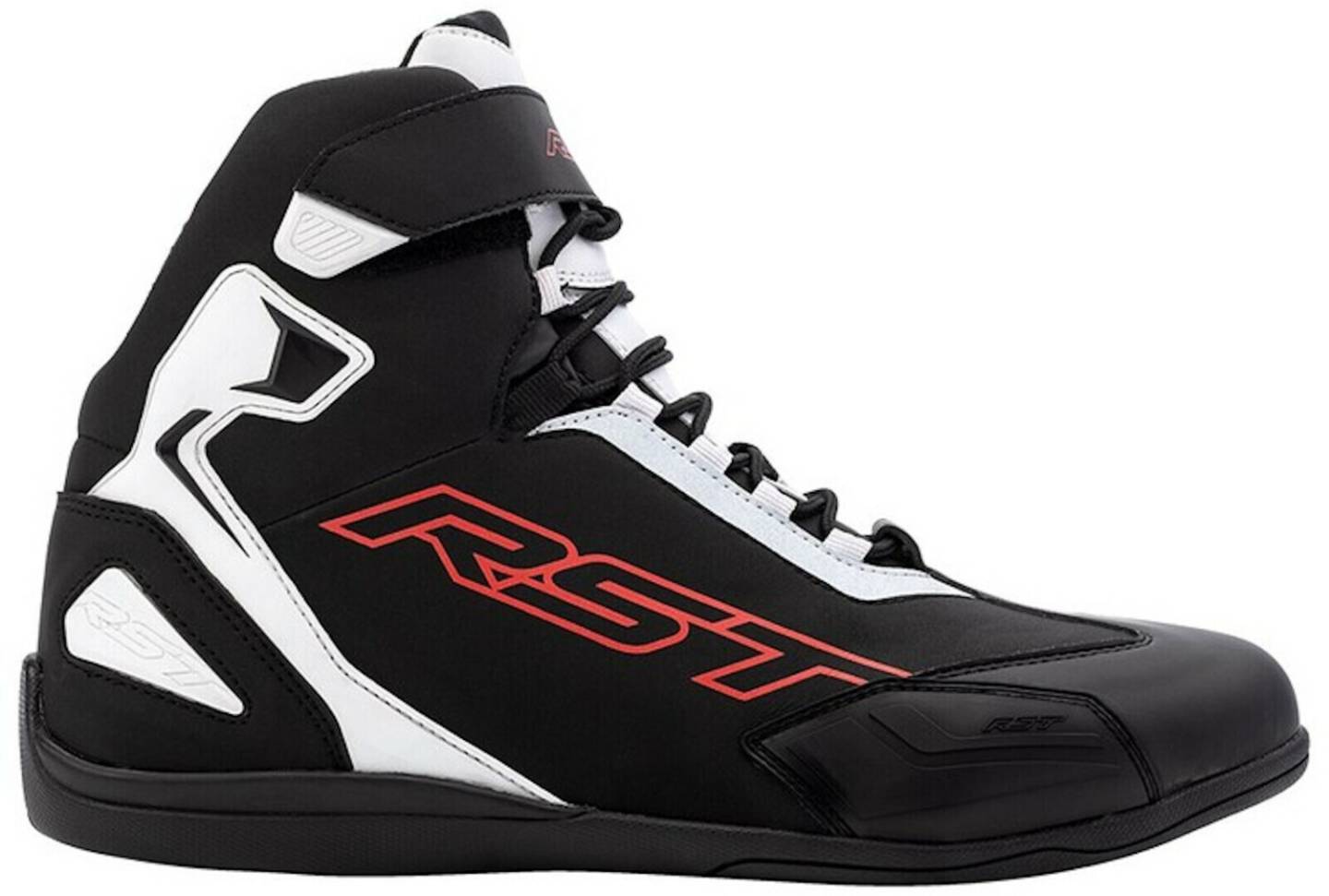 RST Sabre Moto Bootsblack/white/red Motorradstiefel