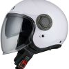 NZI Ringway Duo Open Face Helmet Weiß Motorradhelme