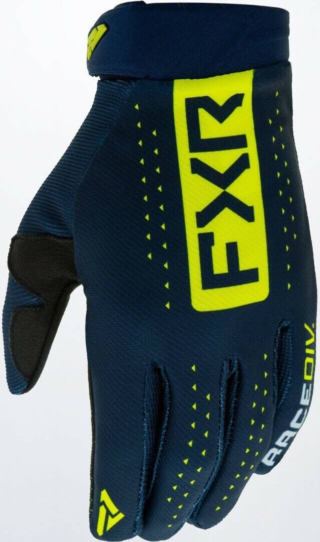 Motorradhandschuhe FXR Reflex Motocross Handschuhe blau/gelb